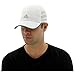 adidas mens Adizero 2 Relaxed Performance Cap, White/ Reflective Silver, One Size