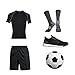 JOYNÉE Mens 6 Pack Athletic Cushion Crew Socks Performance Running Socks,Grey,Sock Size:10-13