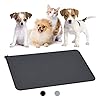 Aogbithy Dog Cat Food Feed Mat, Tapis antidérapant étanche pour Animaux de Compagnie en Silicone de qualité Alimentaire…