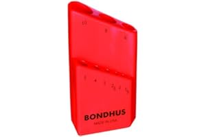 Bondhus 18099 Bondhex Color Coded Case Holds 9 Tools, 1/5mm-10mm by Bondhus
