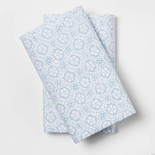 Simply Shabby Chic Phantom Blue Print Pilowcase Set - King Size