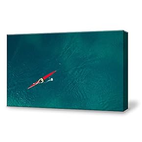 Canvas Wall Art for Living Room,Bedroom Home Artwork Paintings Aerial Photo Ready to Hang - 12x18 inches