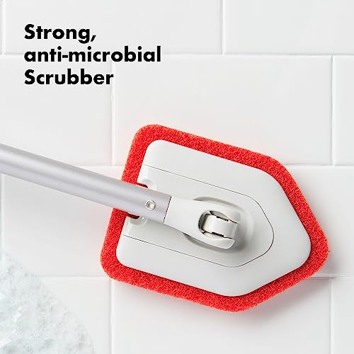 OXO Good Grips Extendable Shower, Tub and Tile Scrubber 42 inches