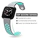NANW Bands Compatible with Fitbit Versa/Versa 2/Versa Lite Small Large, Soft Silicone Replacement Band for Versa/Versa 2, Air Hole Wristband Strap for Women Men