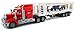 Velocity Toys Racing 500 Trailer Remote Control RC Transporter Semi Truck Ready to Run w/ 3 Toy ATVs (Colors May Vary)