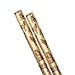 Caspari Wild Christmas Animals Wrapping Paper, 2 Rolls, Gold, 2 Count
