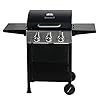MASTER-COOK-3-Burner-BBQ-Propane-Gas-Grill-Stainless-Steel-30000-BTU-Patio-Garden-Barbecue-Grill-with-Two-Foldable-Shelves