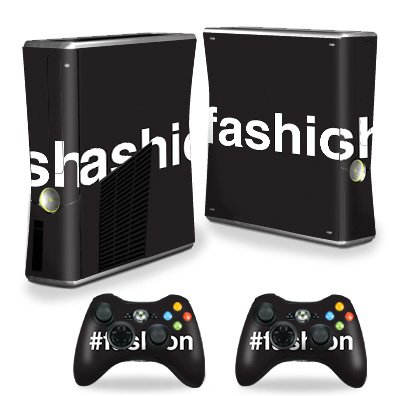 MightySkins Skin Compatible with Xbox 360 S Slim + 2 Controllers – Fashion | Pr…