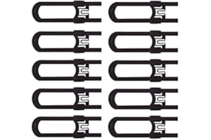 CUTESAFETY Sliding Cabinet Locks - Baby Proofing Cabinets with Adjustable Child Safety Lock - Childproof Latches for Knobs,Handles on Kitchen Doors,Storage Door,Cupboard,Closet,Dresser (Brown, 10)