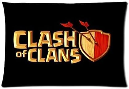 LeftEar Chetery Popular Logo Clash Of Clans Custom Rectangle Pillow Cases 20" X 36"(Two sides)