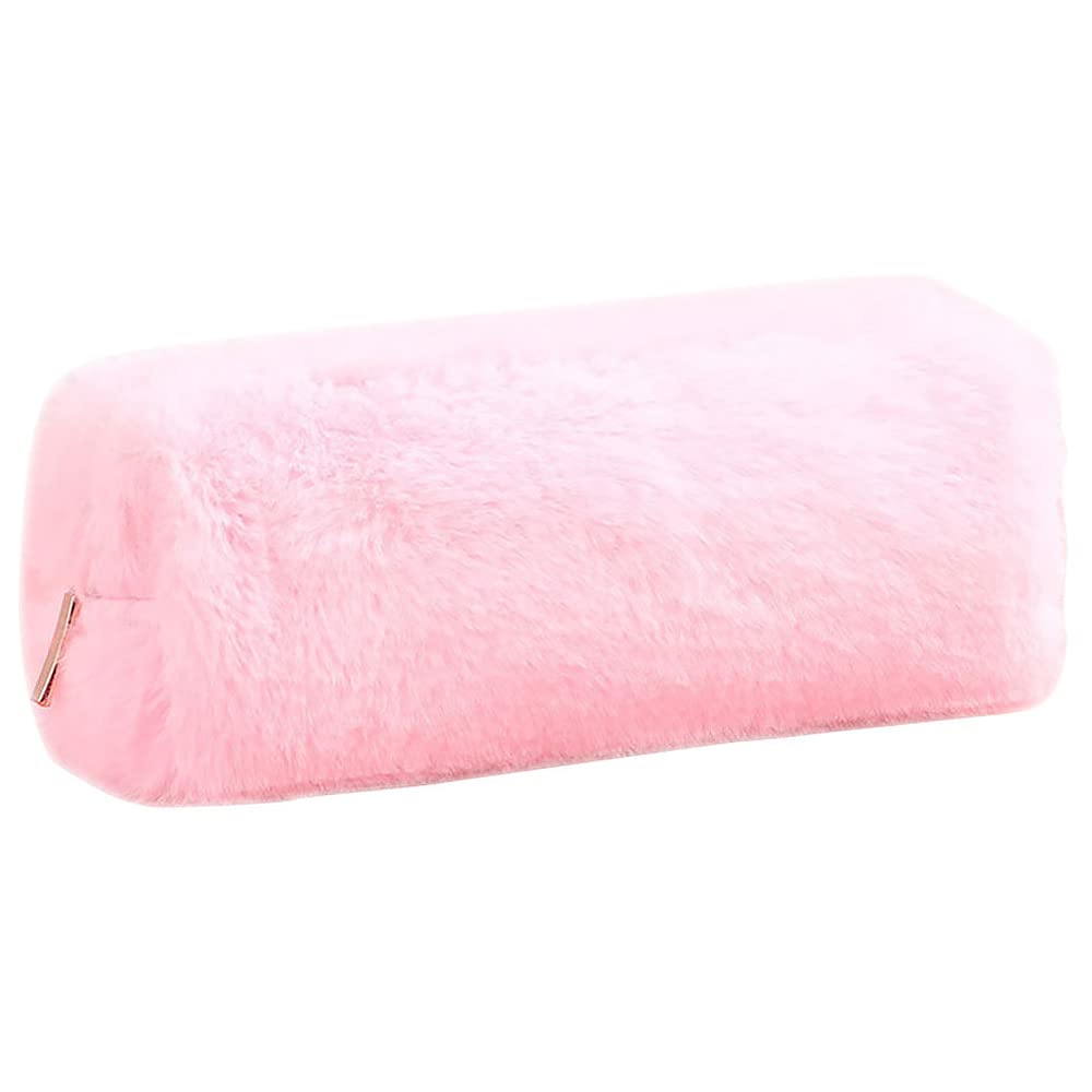 tooloflife BETOOL Plush Pencil Case, Fluffy Stationery Cover Cute Makeup Pouch Holder Teen Girls Boys Students Storage Bag for Coin Purse Pencil Cosmetic(Light Pink) — image 1