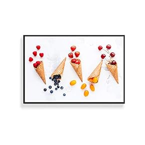 Framed Canvas Wall Art for Living Room, Bedroom Fruits Canvas Prints for Home Decoration Ready to Hanging - 16x24 inches