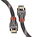 Farstrider 4K HDMI Cable/HDMI Cord 12ft - Ultra HD 4K Ready HDMI 2.0 (4K@60Hz 4:4:4) - High Speed 18Gbps - 26AWG Braided Cord-Ethernet/3D/HDR/ARC/CEC/HDCP 2.2/CL3