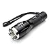 LED Flashlight, MECO 600 lumen Flashlight Focus Zoomable 5Mode Adjustable Light ME01 Torch with Green Tail Button Switch for Camping Hunting Hiking