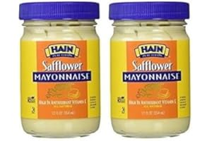 HIMI STORE Hain Regular Safflower Mayonnaise, 12 ounces (Pack of 2)