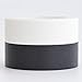 RIANCY Pure Black and Pure White Washi Tapes Graphic Art Tape, Decorative Masking Tape Collection for DIY and Gift Wrapping (2 Pack)