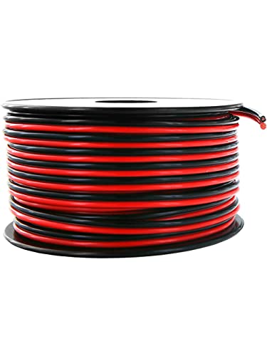 GS Power GS 18 AWG (American Wire Gauge) 200 FT Red