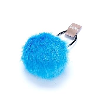 Amazon Com Peppercorn Kids Pompom Hair Tie Blue Beauty