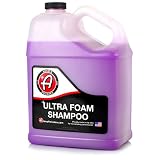 Adam's Ultra Foam Shampoo Gallon - Our Most Sudsy Car Shampoo Formula Ever - pH Neutral Formula for Safe, Spot Free Cleaning - Ultra Slick Formula That Wont Scratch or Leave Water Spots