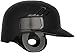 Rawlings Coolflo Single Flap Batting Helmet for Left Handed Batter, Black, Large
