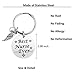 Nurse Keychain Gifts for Women - Nursing Keychain Jewelry Perfect Nurses Appreciation Gift for Birthday Graduation Christmas, Stainless Steel, Best Nurse Ever