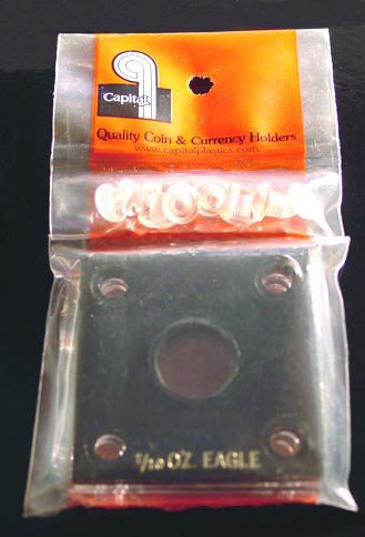 Capital Plastics 2x2 Holder - 1/10 oz EAGLE in Black