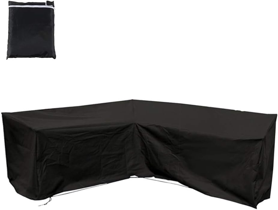Amazon Com Bullstar Patio Sectional Sofa Cover V Shaped Furniture Protector Premium Outdoor Waterproof Garden Couch Cover 85 Each Side Length Furniture Decor
