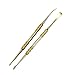 2 Stainless Steel Dab Tools for Wax Carving (Gold)