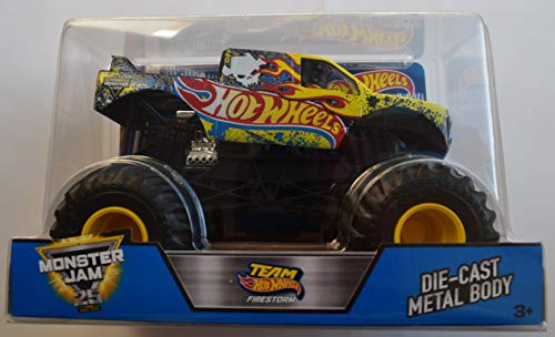 HOT Wheels Monster JAM 1:24 Scale Team HOT Wheels Firestorm 25TH Anniversary