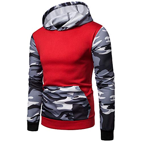 Patchwork Sweatshirts BOOMJIU Mens Cowl Neck Pullover Hoodies Drawstring Sweater Long Sleeve Casual Blouses Tops