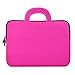 Kozmicc 10 Inch Tablet Sleeve Case Cover (Pink) w/ Handle, Premium Neoprene, Front Pocket for Apple iPad (All), Android, Windows Tablets [Fits Up to 10.4 x 8 Inch Tablets]