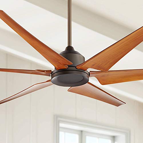 72" Power Hawk Modern Contemporary Large Outdoor Ceiling Fan with