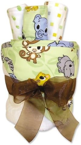 Trend Lab Hooded Towel Gift Cake, Chibi Print