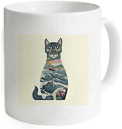 Art Cat Coffee Mug 11 oz