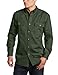 Carhartt Men's Oakman Sandstone Twill Original-Fit Work Shirt, Moss, Regular X Large