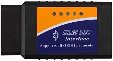Wireless 1.5V ELM327 Bluetooth Software OBD2 Code Scanner CAN-BUS Scanner Tool Software V2.1 for Andorid