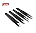 Tweezers Set 4-Piece Professional Stainless Steel Tweezers Great Precision for Facial Hair, Ingrown Hair, Splinter, Blackhead and Tick Remover Best Precision Eyebrow and Splinter Ingrown Hair Remova