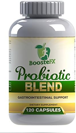 BoosteFX #1 Recommended Advanced Probiotic - Replenish Friendly Microbial Flora, Restore Digestive Health &amp; Enhance Immune Function with 100% Lifetime Money Back Guarantee. (120 Capsules)