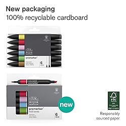 Winsor & Newton ProMarker Set, 24 Count, Student