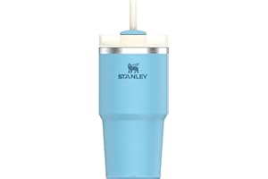 Stanley - Copo Quencher H2.0 FlowState 591ml - Copo de aço inoxidável com tampa, isolamento a vácuo, para água, chá gelado, c