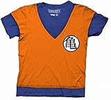 Dragon Ball Z Goku Fighting Shirt Costume Mens T-shirt (Large)