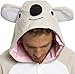 Funziez! Adult Onesie Halloween Costume - Animal and Sea Creature - Plush One Piece Cosplay Suit for Adults, Men and Women Koala