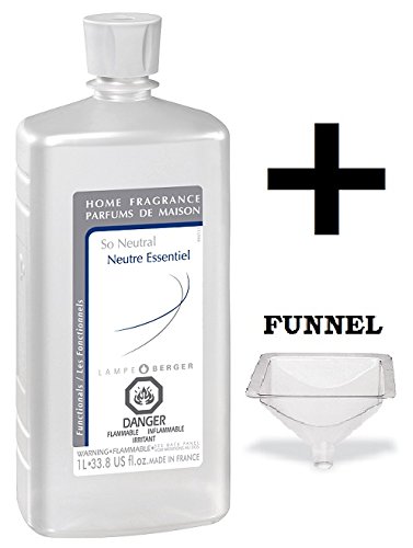 Lampe Berger Fragrance - So Neutral Oil - 33.8 Ounce with FREE Funnel