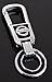 TSD Car Key chain Zinc alloy Handmade Leather Double Ring Keychain For Nissan