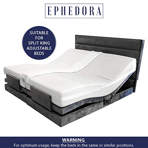 EPHEDORA 10" Extra Wide Bed Bridge Connector Twin to King Converter