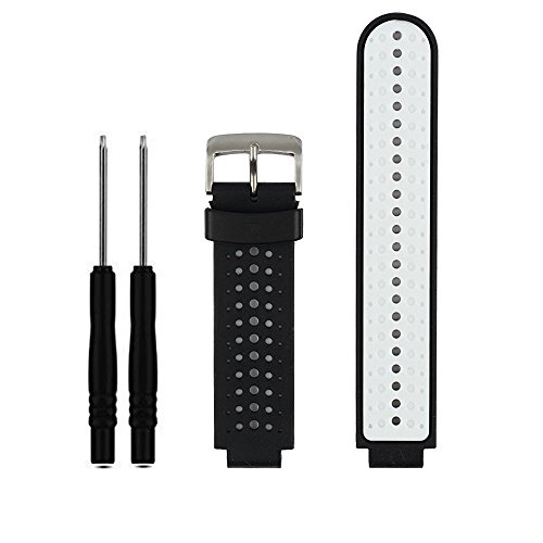 HWHMH 1PC Replacement Silicone Bands With 2PCS Pin Removal Tools For Garmin Forerunner 220/230/235/620/630 (No Tracker, Replacement Bands Only) HWHMH 1PC Replacement Silicone Bands With 2PCS Pin Removal Tools For Garmin Forerunner 220/230/235/620/630 (No Tracker, Replacement Bands Only)