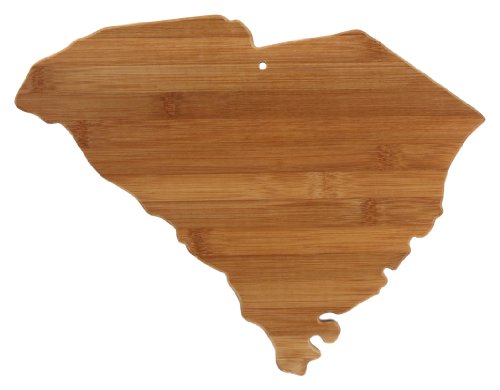 Totally Bamboo State Cutting & Serving Board, South Carolina, 100% Bamboo Board for Cooking and Entertaining