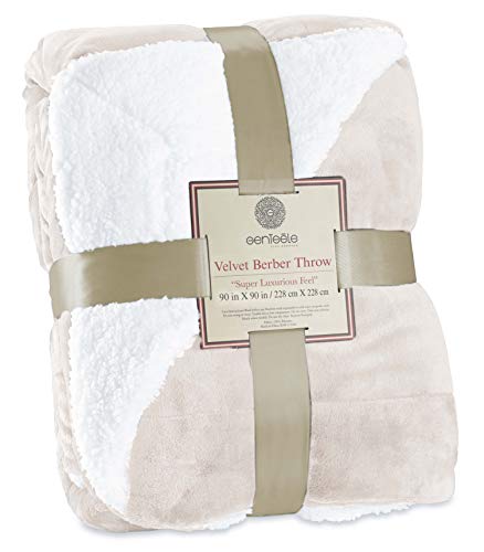 Luxurious Reversible Sherpa Throw Blanket Super Brunei Ubuy
