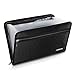 JUNDUN Expanding File Folder Accordion Document Organizer Fireproof and Waterproof Document Bag with A4 Size 13 Pockets Zipper Closure Non-Itchy Silicone Coated Portable Filing Pouch (14.4