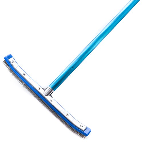 Milliard Pool Brush, 18" ExtraWide, Heavy Duty Wire, Algae Cleaner